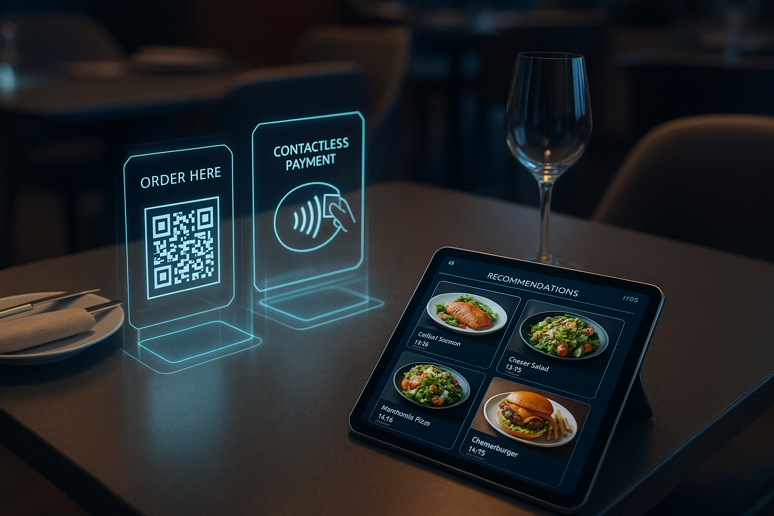 Contactless Menus & Payments